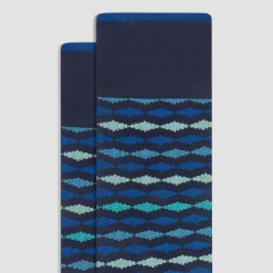 Geometric Mid-Calf Socks