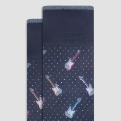 Guitar Mid-Calf Socks