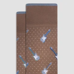 Guitar Mid-Calf Socks