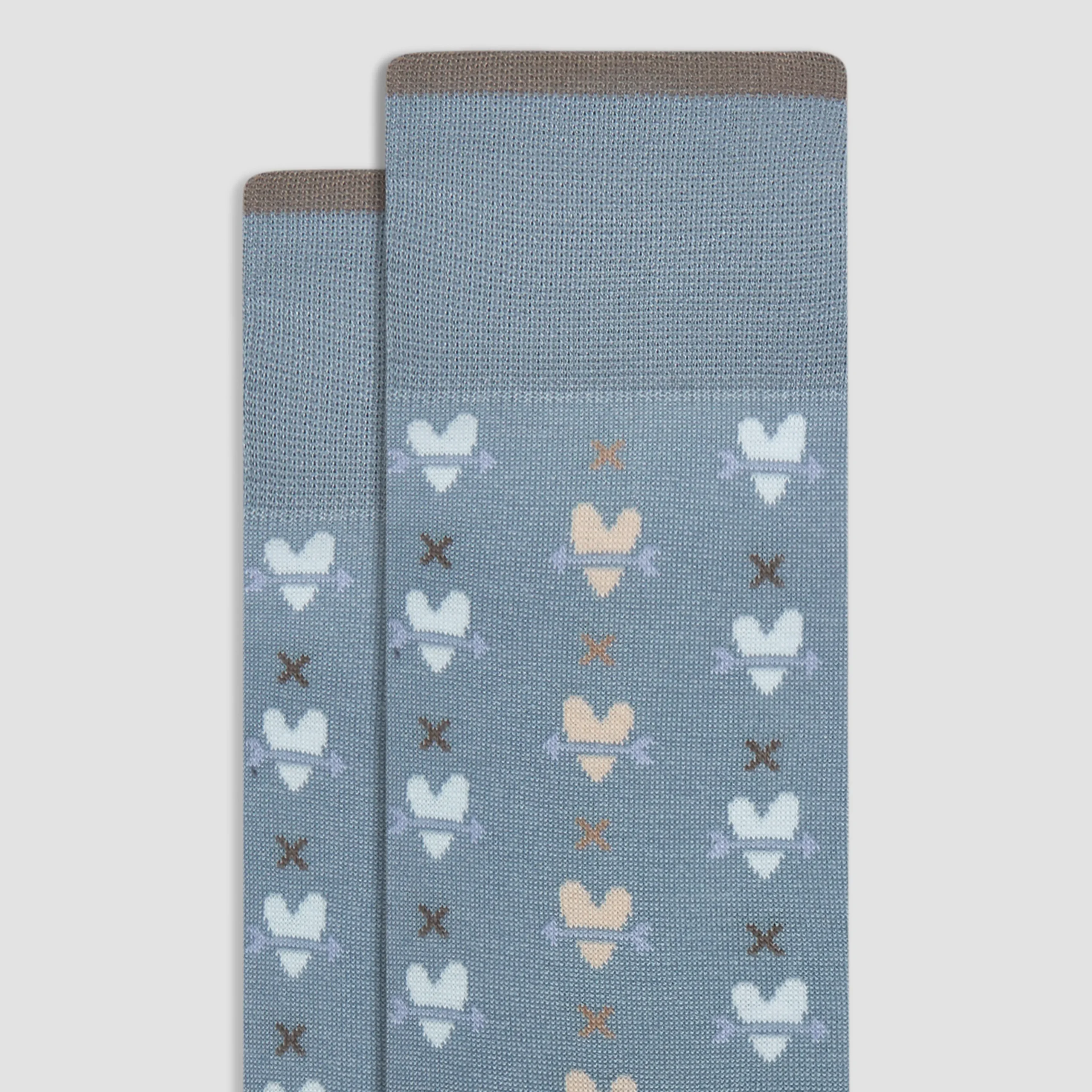 Heart & Arrow Mid-Calf Socks