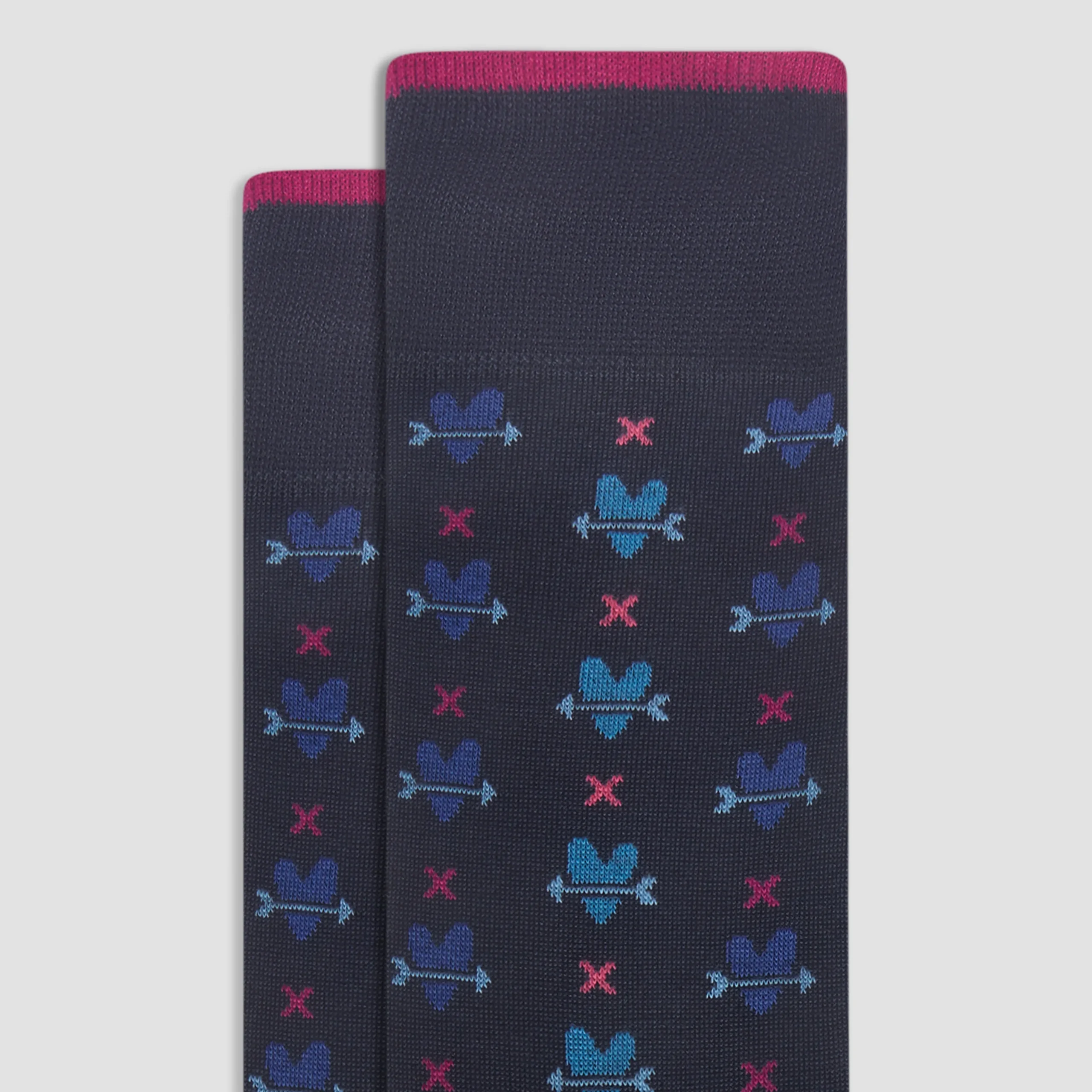 Heart & Arrow Mid-Calf Socks
