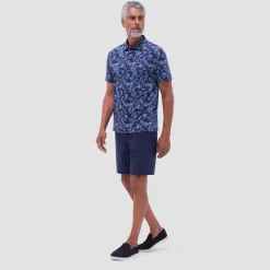 Hendrix Hawaiian Print Polo Shirt