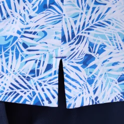 Hendrix Leaf Print Polo Shirt