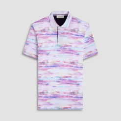 Hendrix Watercolor Abstract Polo Shirt
