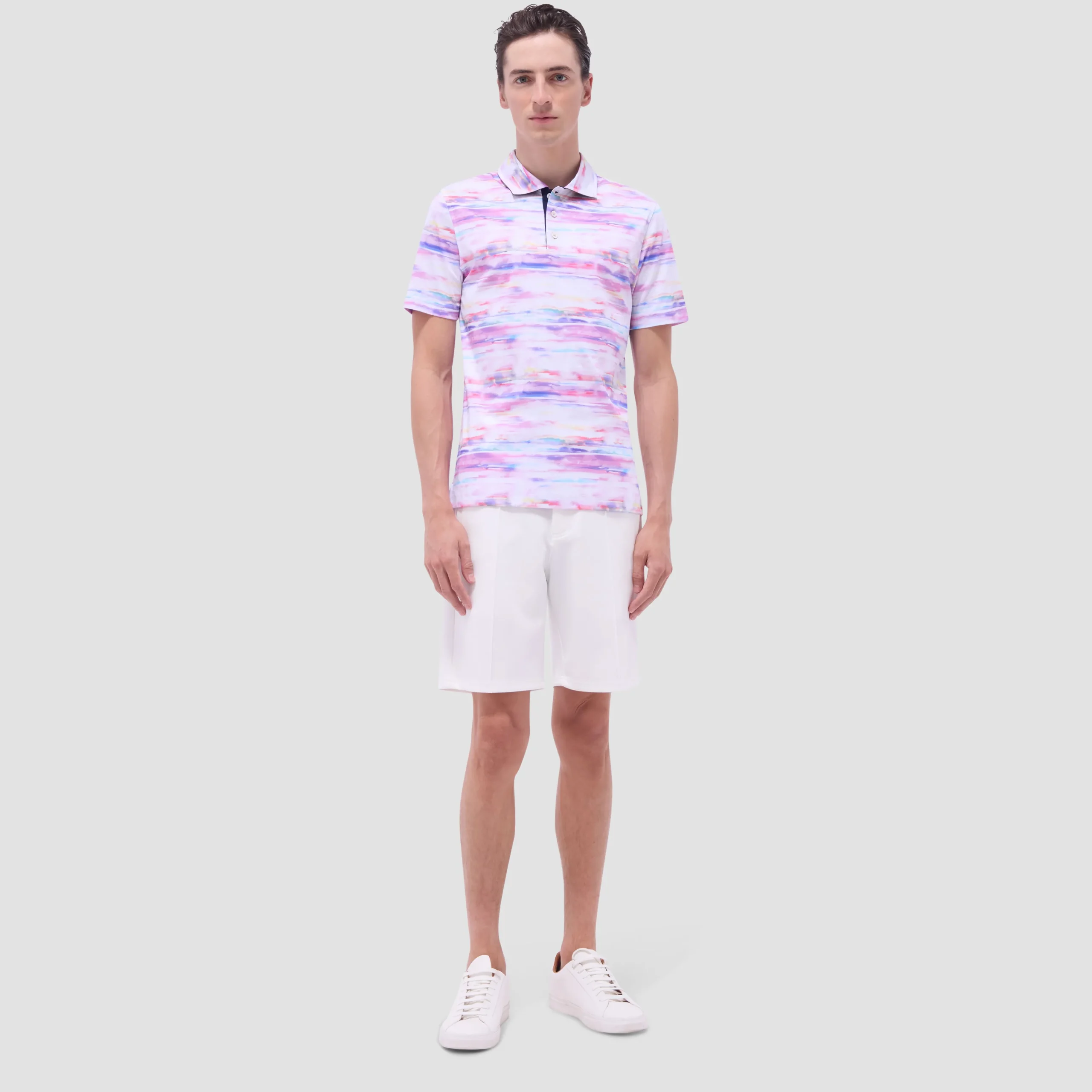 Hendrix Watercolor Abstract Polo Shirt