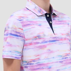 Hendrix Watercolor Abstract Polo Shirt