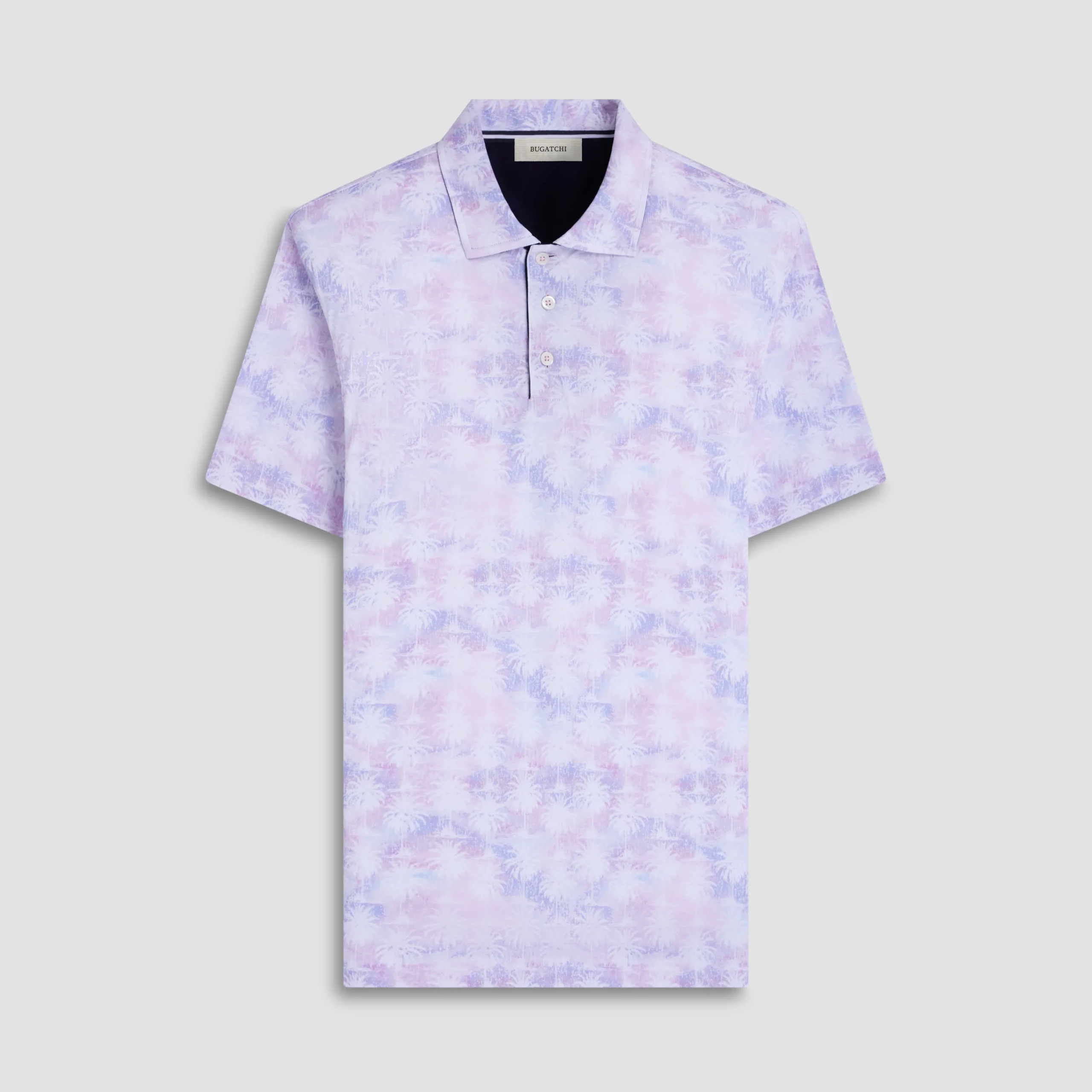 Hendrix Watercolor Palm Tree Polo Shirt