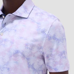 Hendrix Watercolor Palm Tree Polo Shirt