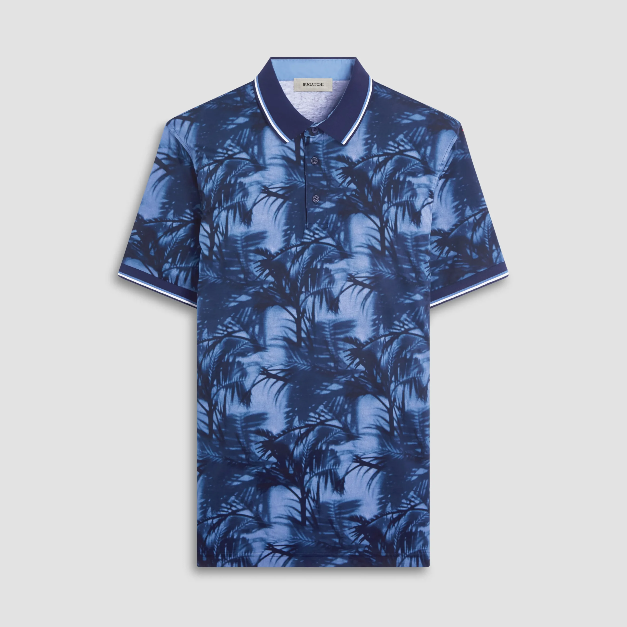 Indigo Palm Polo Shirt