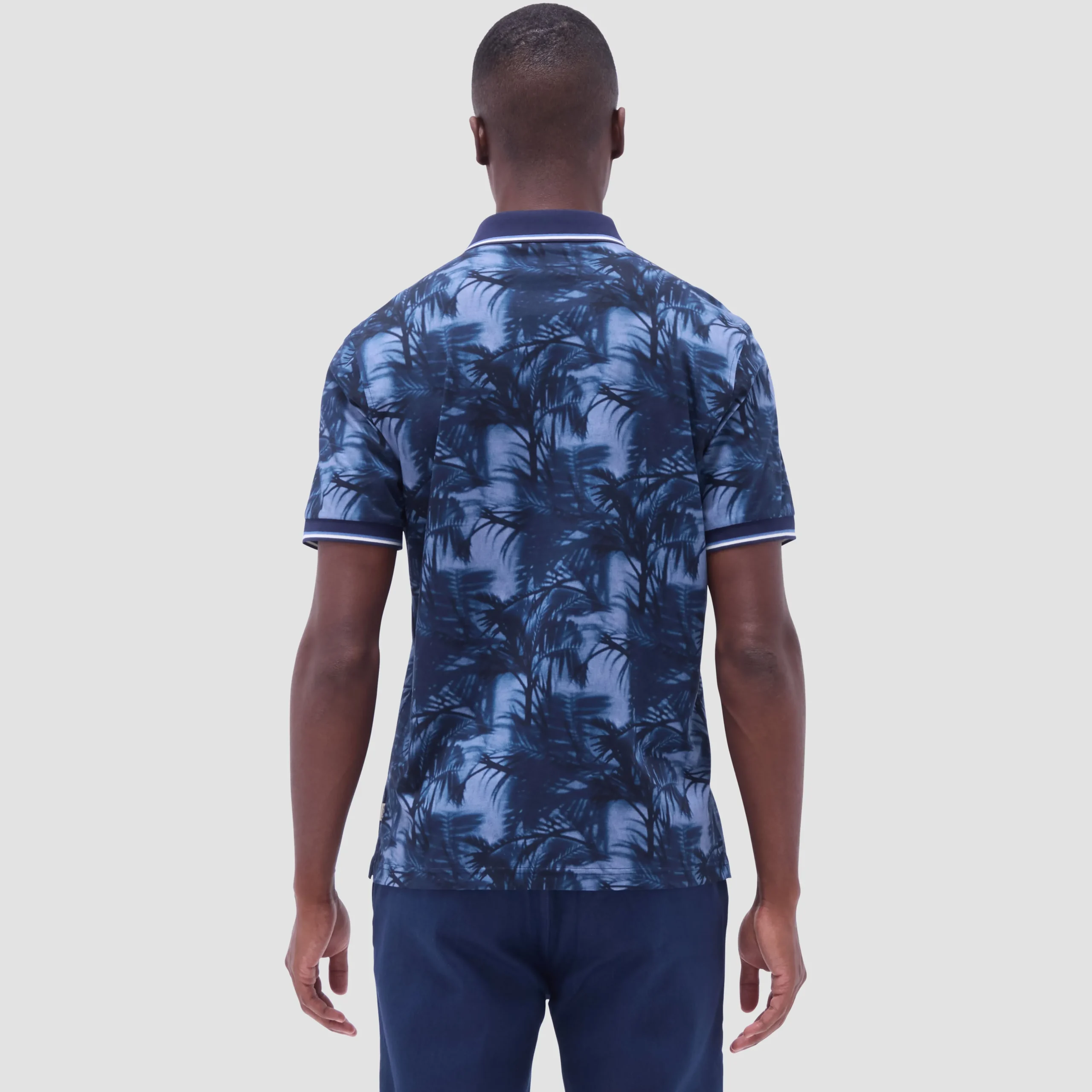 Indigo Palm Polo Shirt