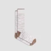 Interrupted Stripe Mid-Calf Socks
