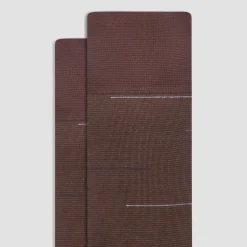 Interrupted Stripe Mid-Calf Socks