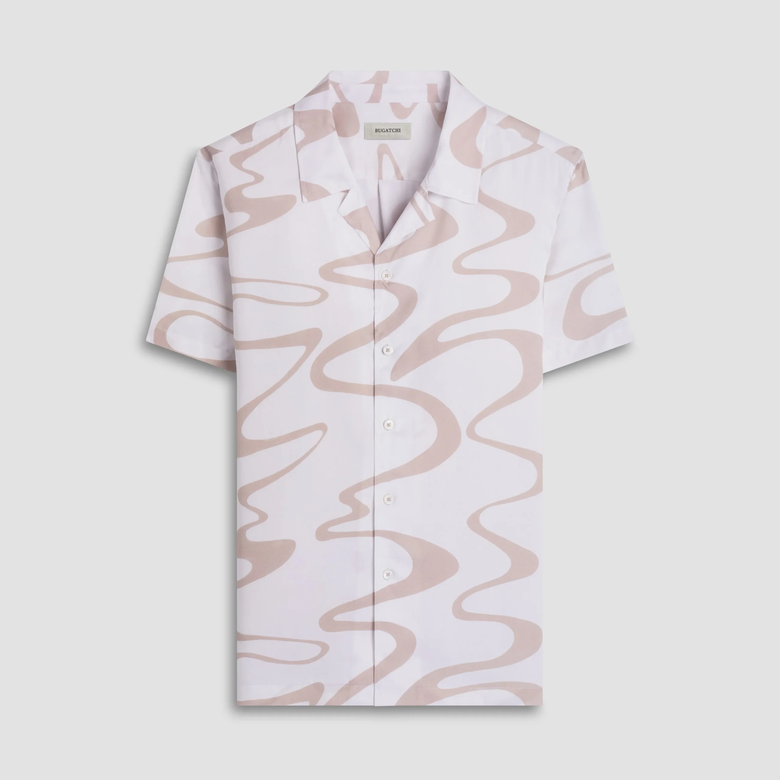 Jackson Abstract Wave Camp Shirt