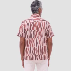 Jackson Abstract Zebra Camp Shirt