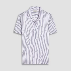 Jackson Irregular Stripe Camp Shirt
