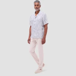 Jackson Irregular Stripe Camp Shirt