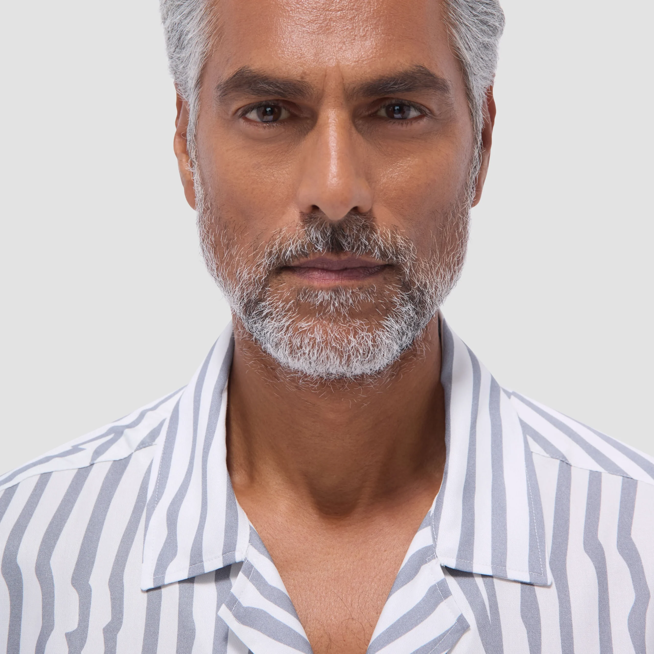 Jackson Irregular Stripe Camp Shirt