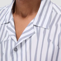 Jackson Irregular Stripe Camp Shirt