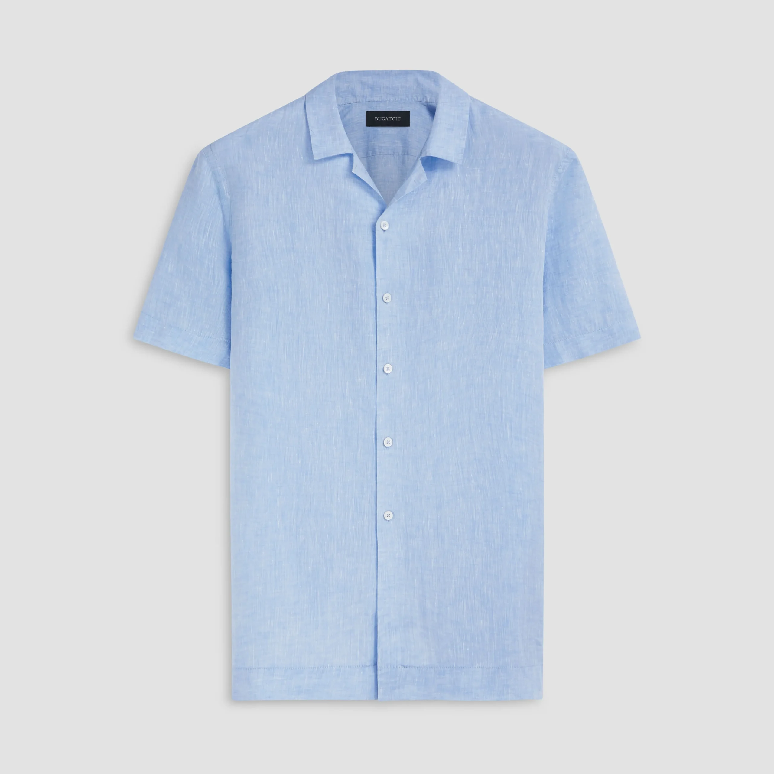 Jackson Solid Linen Camp Shirt