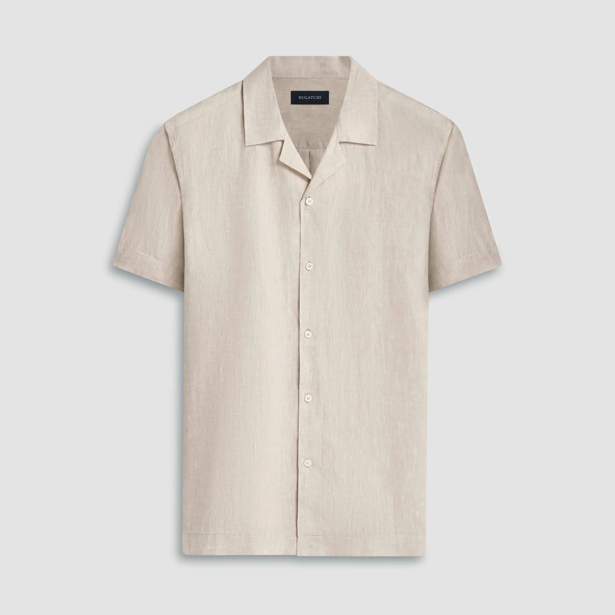 Jackson Solid Linen Camp Shirt