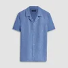 Jackson Solid Linen Camp Shirt