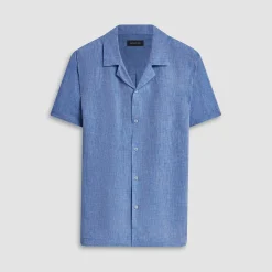 Jackson Solid Linen Camp Shirt