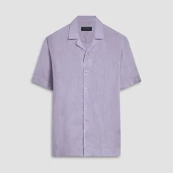 Jackson Solid Linen Camp Shirt