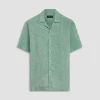 Jackson Solid Linen Camp Shirt