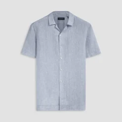 Jackson Solid Linen Camp Shirt
