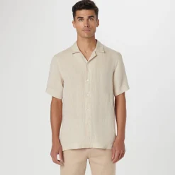 Jackson Solid Linen Camp Shirt