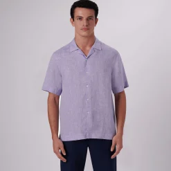 Jackson Solid Linen Camp Shirt