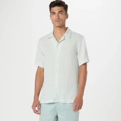 Jackson Solid Linen Camp Shirt