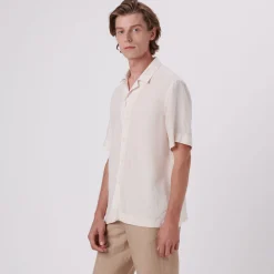 Jackson Solid Linen Camp Shirt