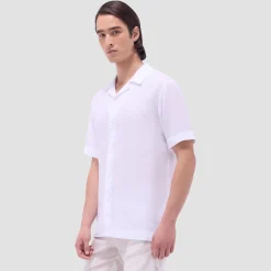 Jackson Solid Linen Camp Shirt