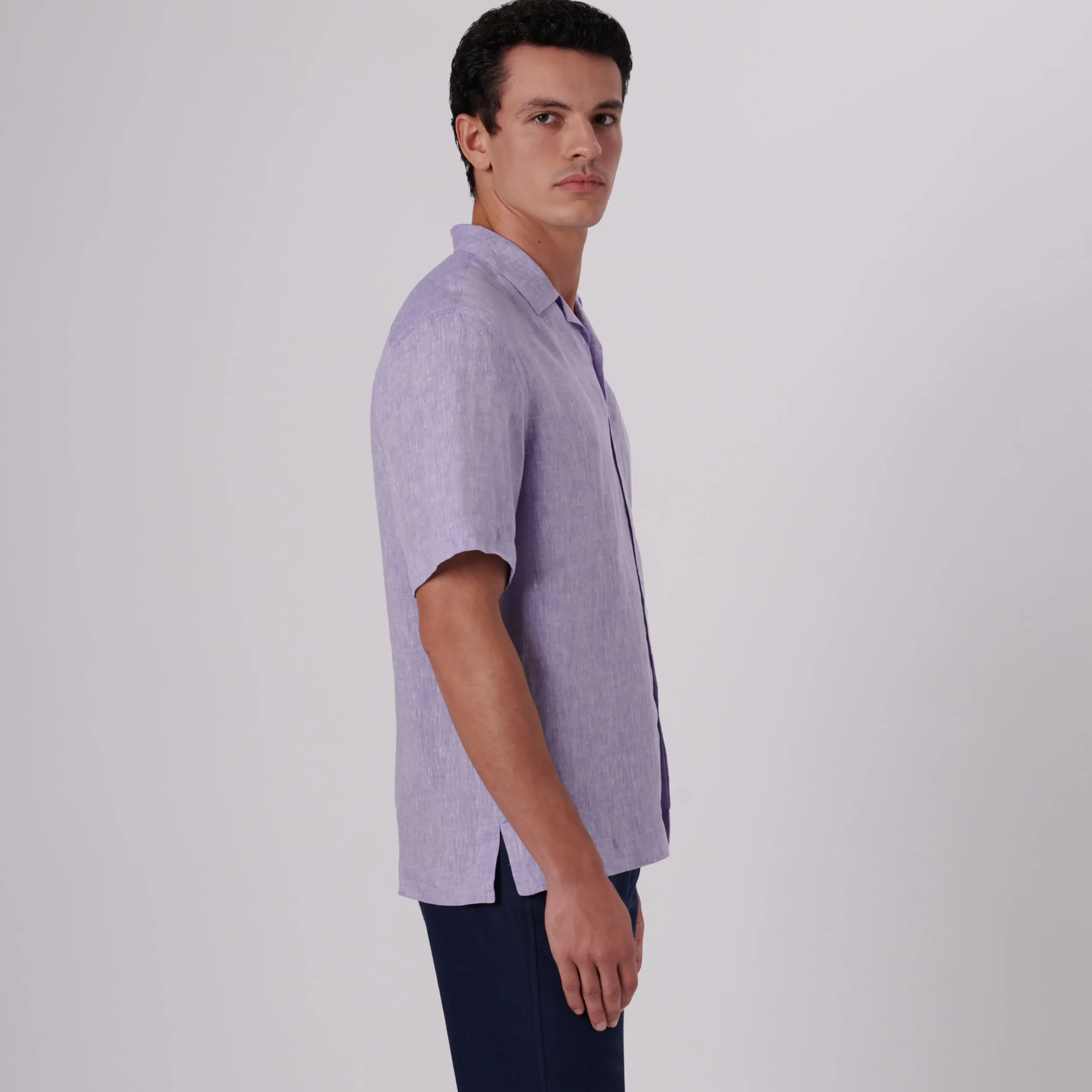 Jackson Solid Linen Camp Shirt