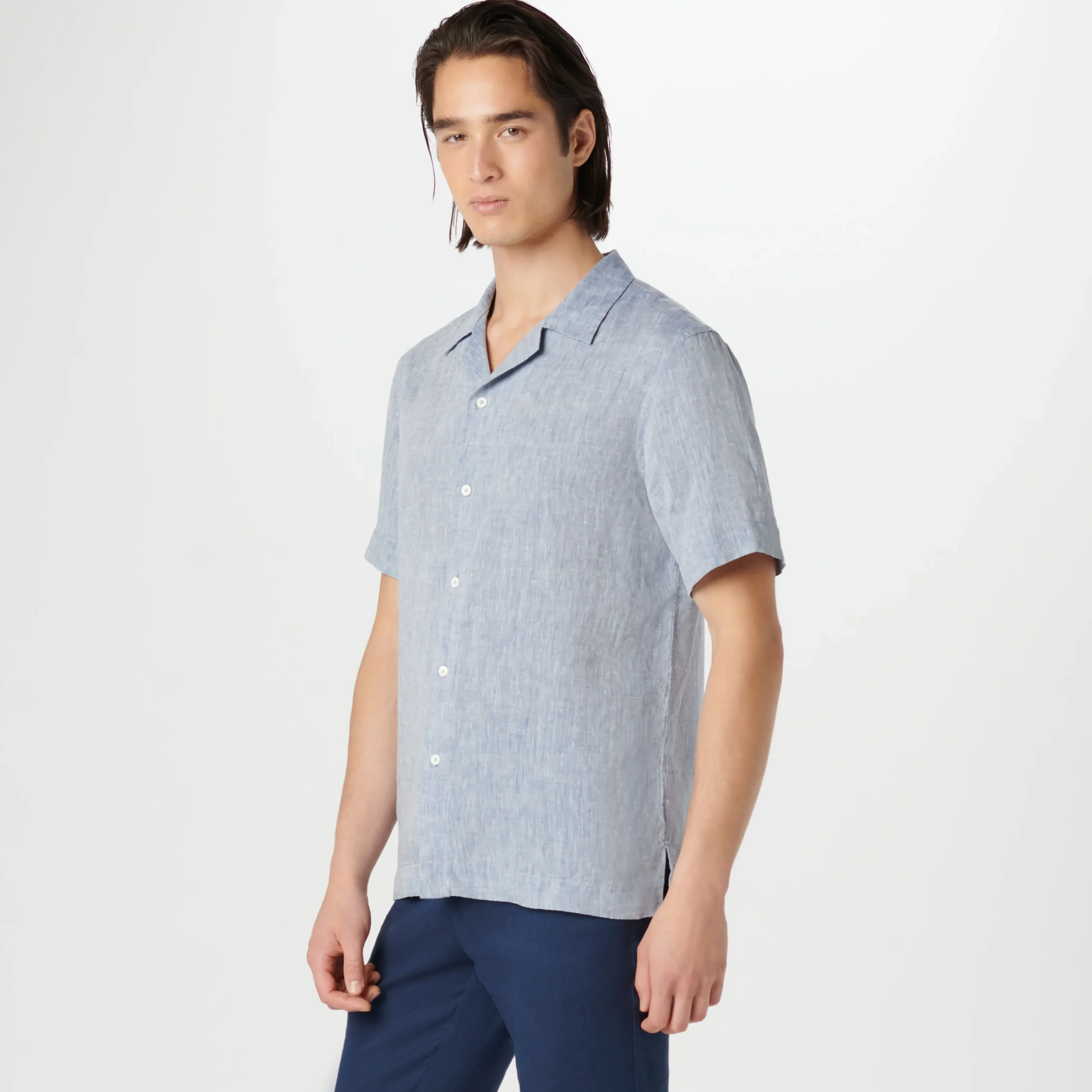 Jackson Solid Linen Camp Shirt