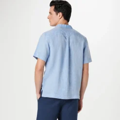 Jackson Solid Linen Camp Shirt