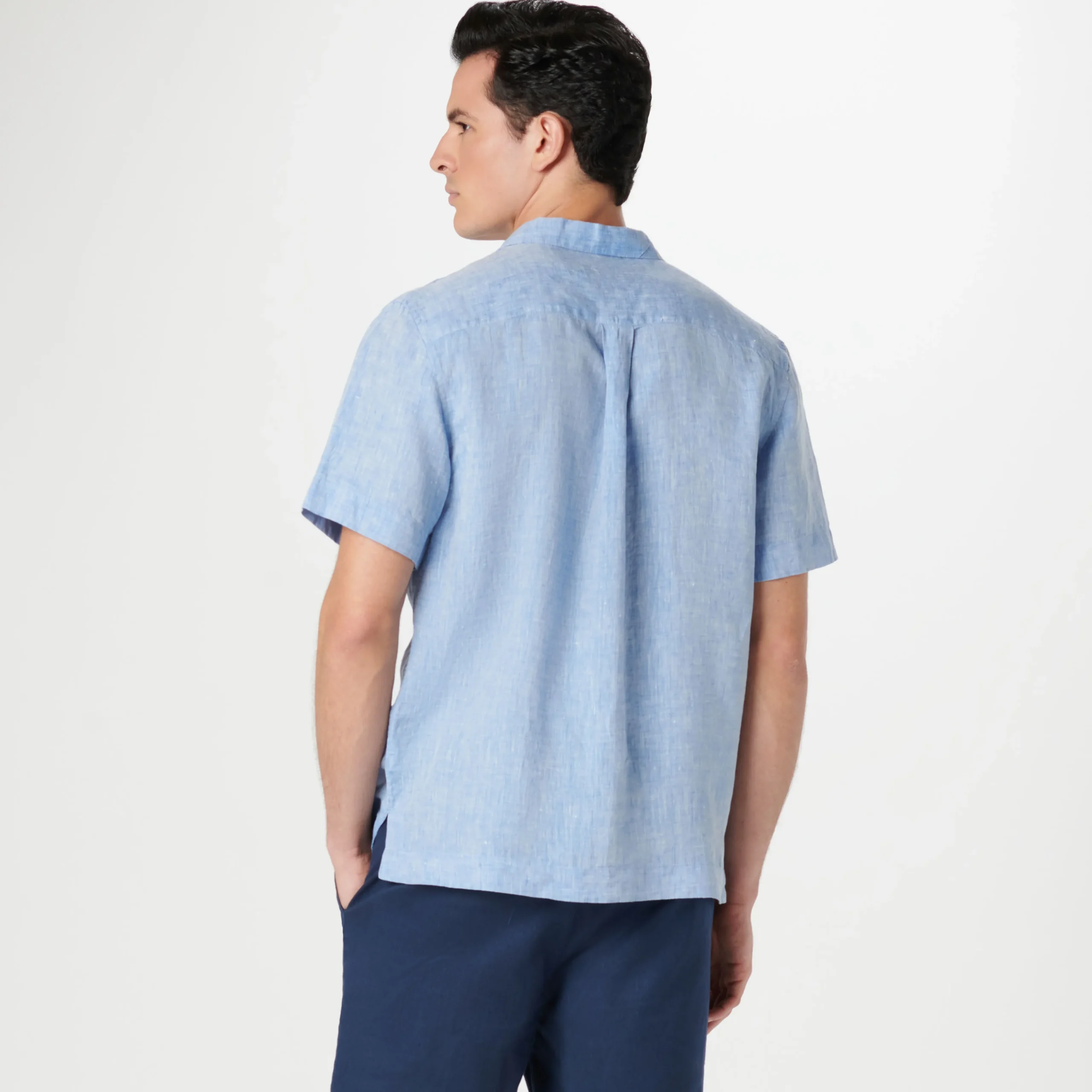Jackson Solid Linen Camp Shirt