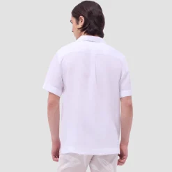 Jackson Solid Linen Camp Shirt
