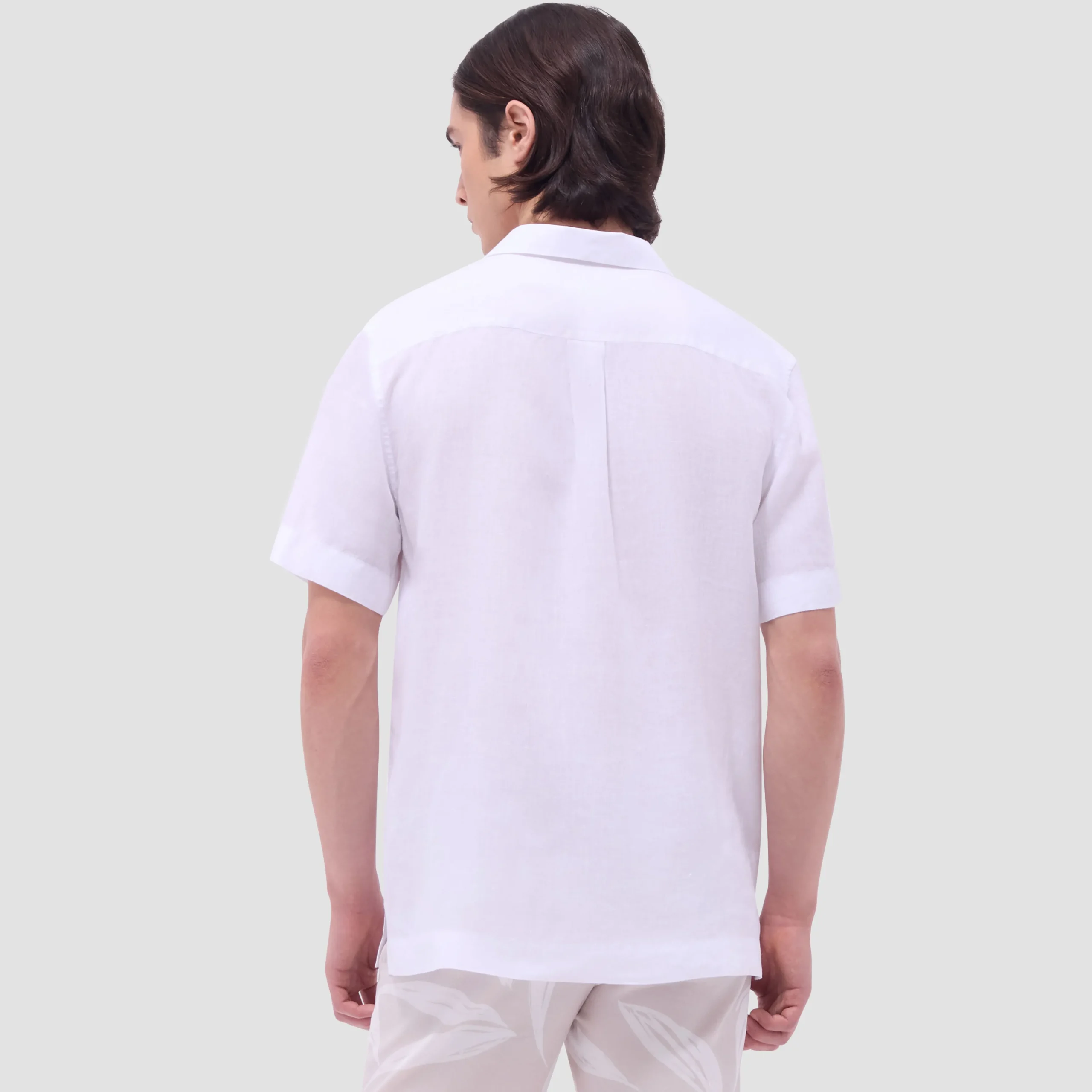 Jackson Solid Linen Camp Shirt