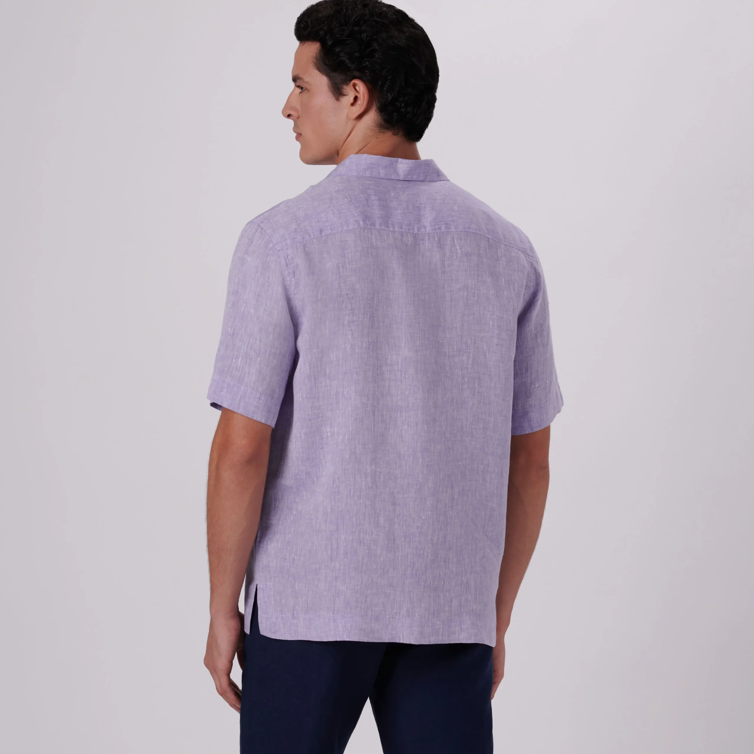 Jackson Solid Linen Camp Shirt