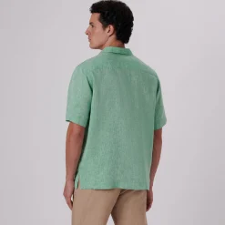 Jackson Solid Linen Camp Shirt