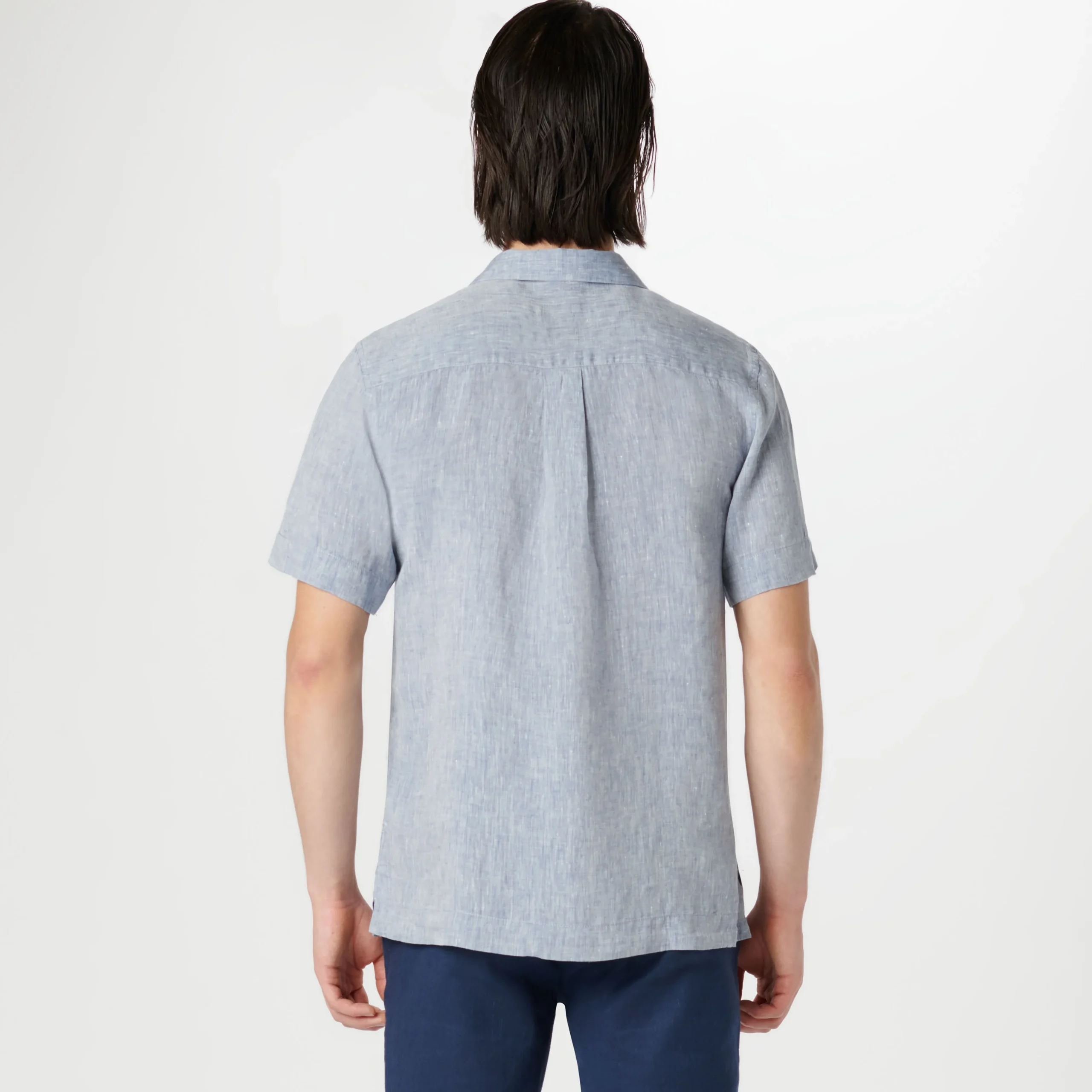 Jackson Solid Linen Camp Shirt