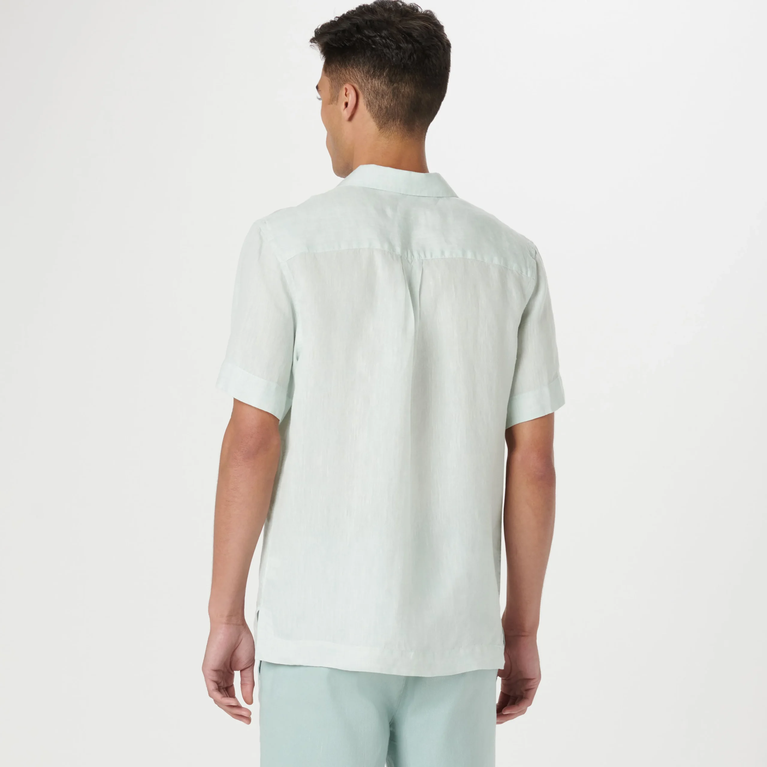 Jackson Solid Linen Camp Shirt