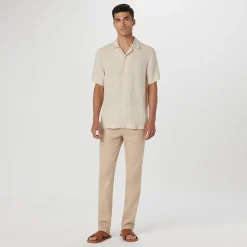Jackson Solid Linen Camp Shirt