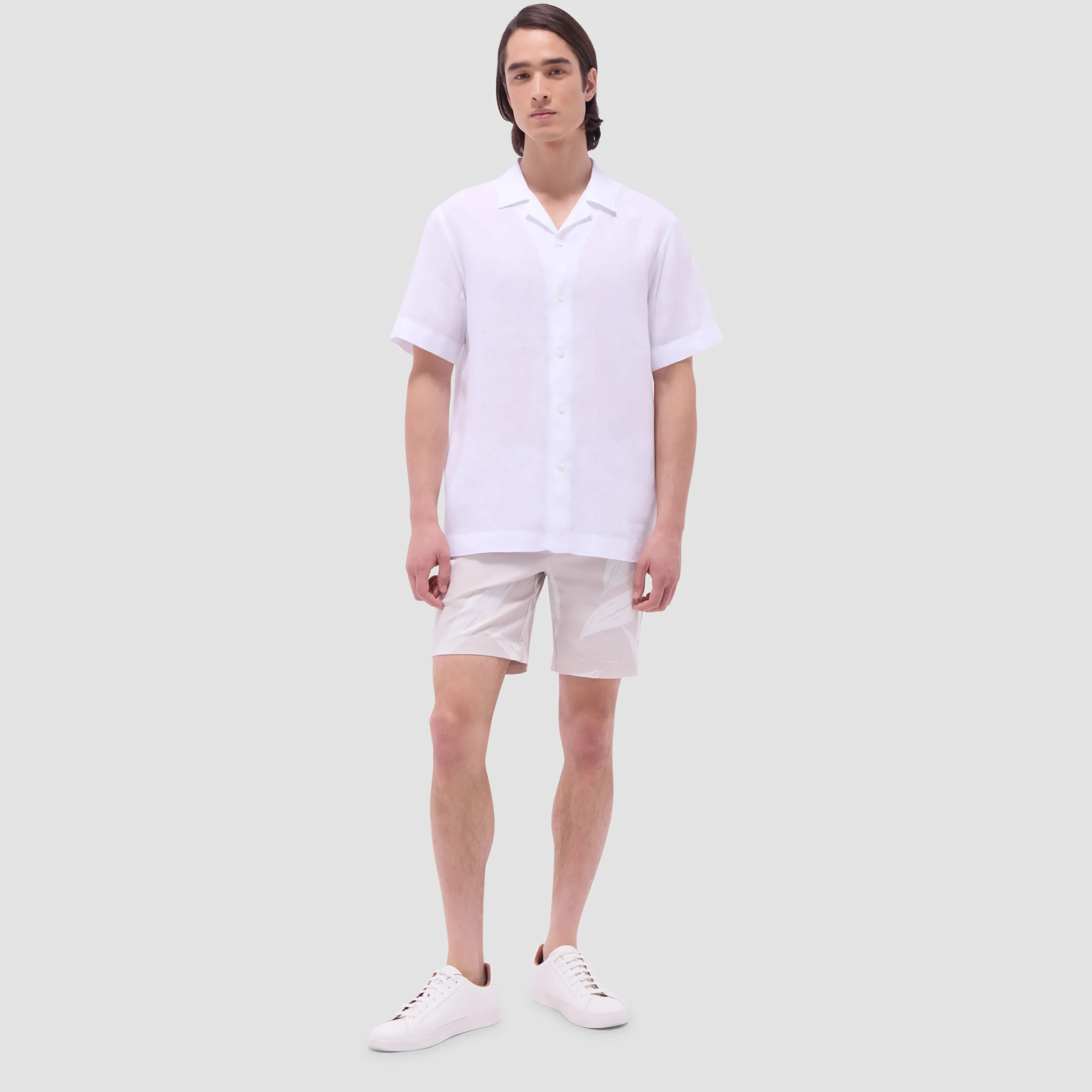 Jackson Solid Linen Camp Shirt