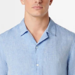 Jackson Solid Linen Camp Shirt