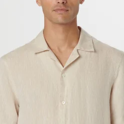Jackson Solid Linen Camp Shirt
