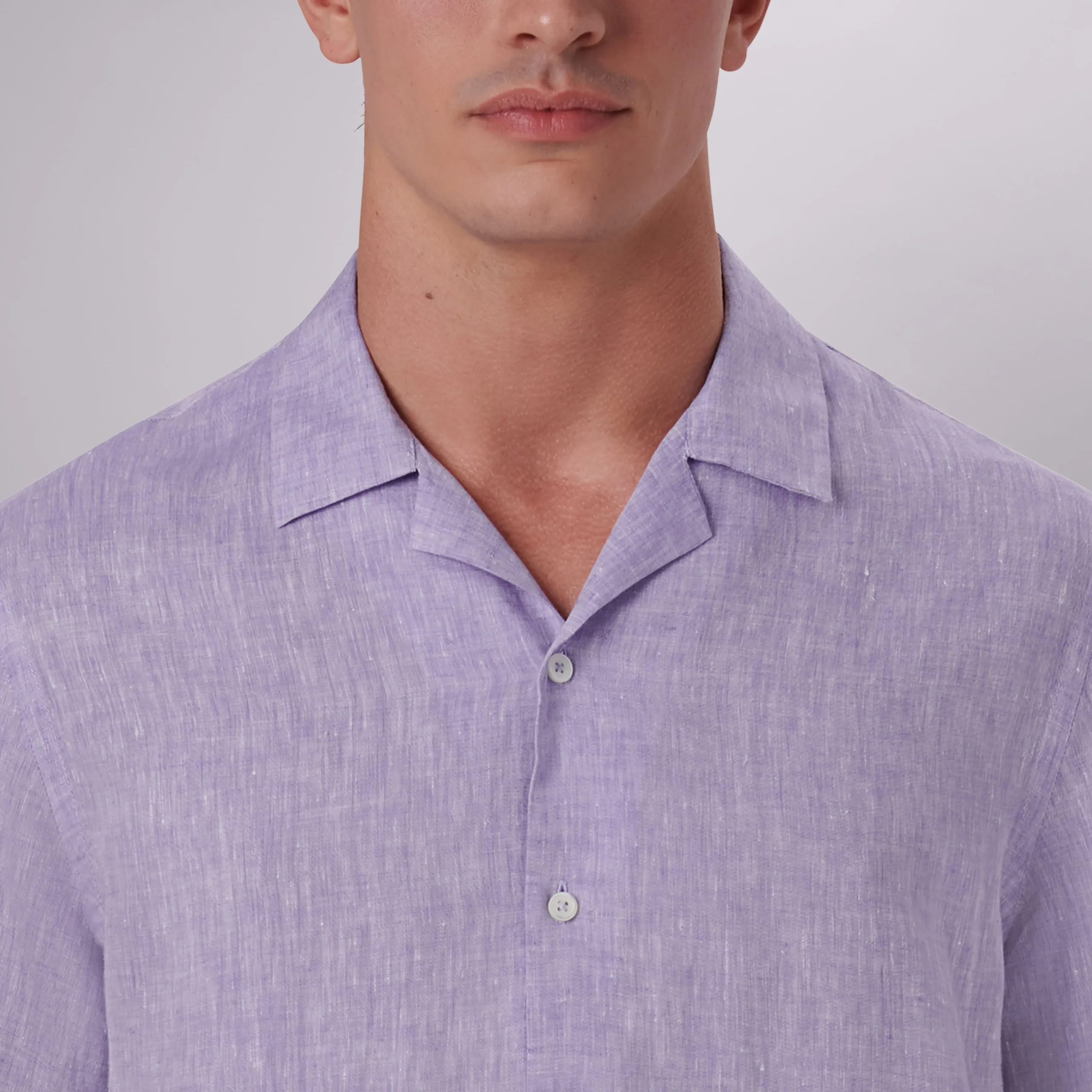 Jackson Solid Linen Camp Shirt