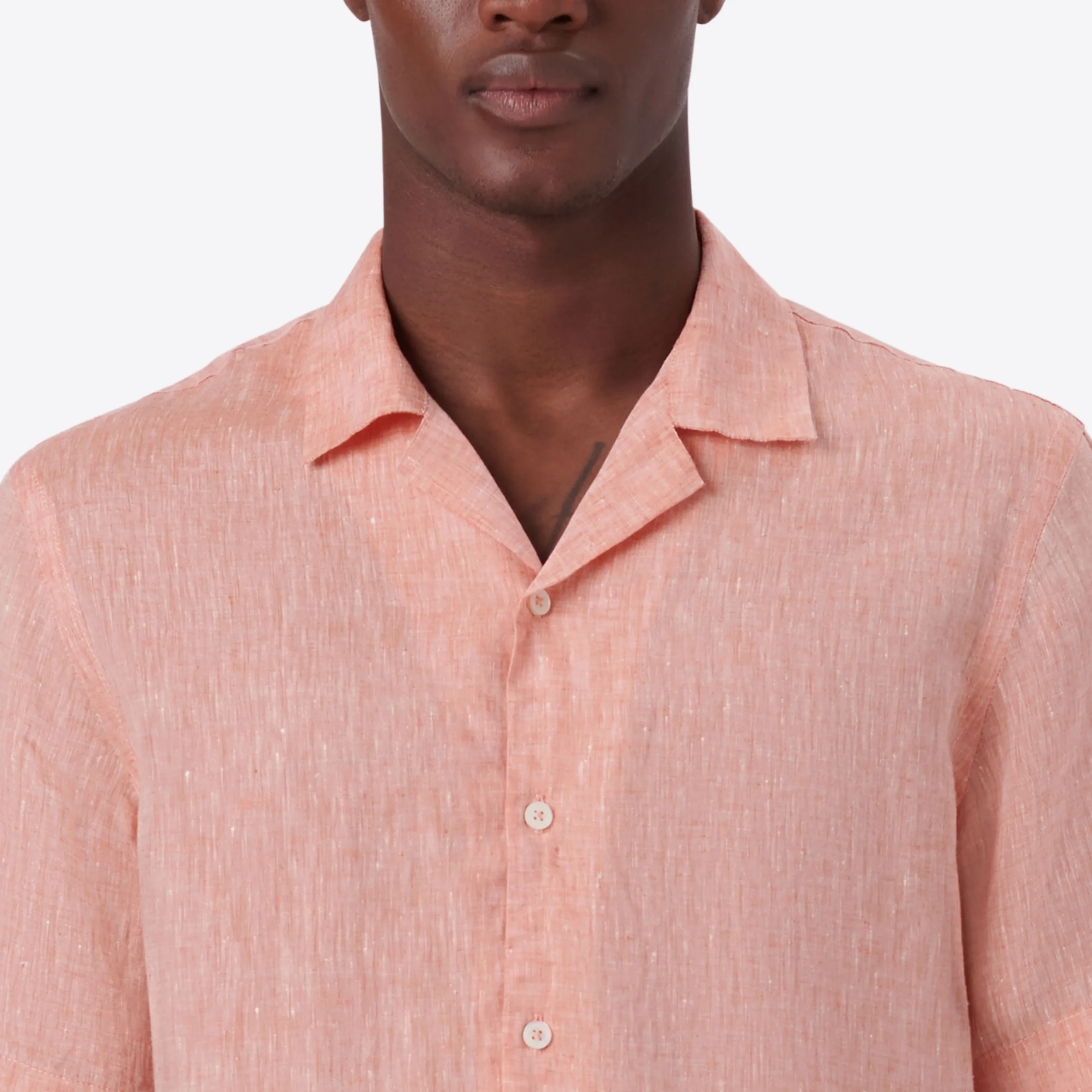 Jackson Solid Linen Camp Shirt